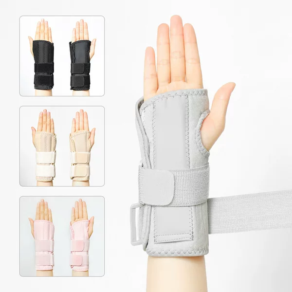 Cross-Border Elastic Breathable Velcro Adjustable Double Compression Splint Wrist Brace with Aluminum Plate for Joint Fixation