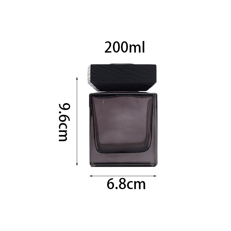 200ml 정사각형 회색 28개 치아(캡 없음), 모두 맞춤 설정 가능