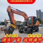 Exit new DEVELON DX125Wwheel excavator 出口迪万伦DX125W 轮挖