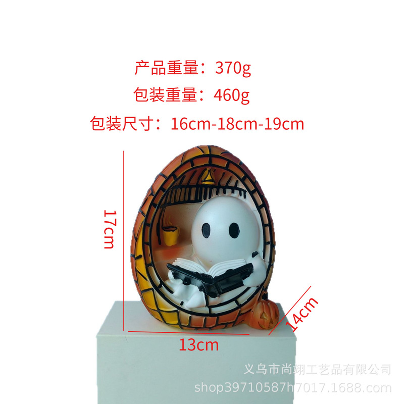 跨境亚马逊独立站树脂灯万圣节装饰树脂的摆件夜灯树脂工艺品摆件|undefined