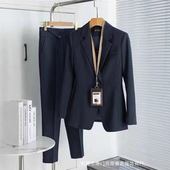 【高级手感】女春秋西装套装公务员正装职业小西装工作服职场穿搭