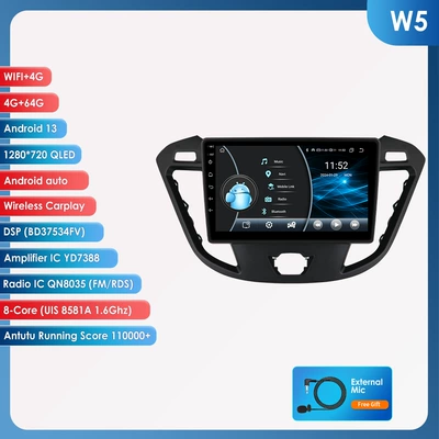 DVD Navigation – for 13-21 Ford TRANSIT - 464g-wifi4g-lte-version-8581a-carplay-eight-core-9-inch-for-13-21-ford-transit-custom