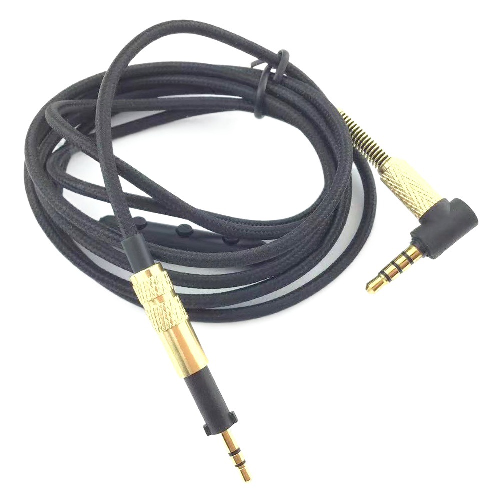 Earphone cable suitable for Atech AKG head wear K450 with or without microphone 460480AUX audio cable oxygen-free copper upgrade cable