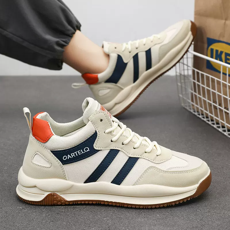 透气春季新款男鞋韩版厚底鞋休闲运动鞋男潮流男式跑步鞋鞋子批发