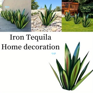 Metal Simulation of Agave Flowers Iron Simulation of Green