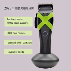 2025跨境电动理发器电推剪电推子油头雕刻剪发廊理发静音设计