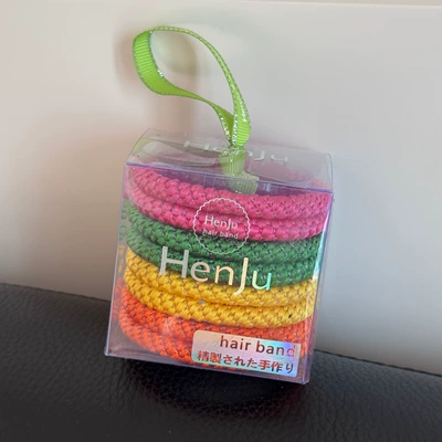 Saç üçün rezinlər, Boxed High-Elasticity Durable Hair - boxed-colored-rubber-bands-bright-colors