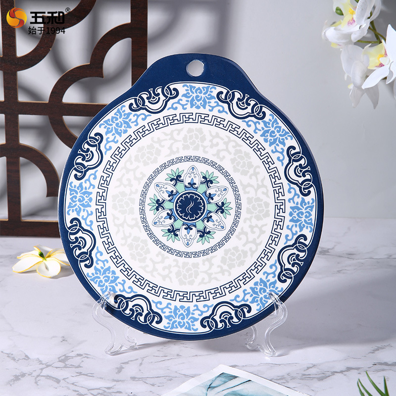 Wuhe Blue and White Melamine Heat Insulation Mat, Same Model as Supermarket, Factory Wholesale, Daily Household Dining Mat, Anti-Scalding Pot Mat, Kettle Mat Wuhe Blue and White Melamine Heat Insulation Mat, Same Model as Supermarket, Factory Wholesale, Daily Household Dining Mat, Anti-Scalding Pot Mat, Kettle Mat