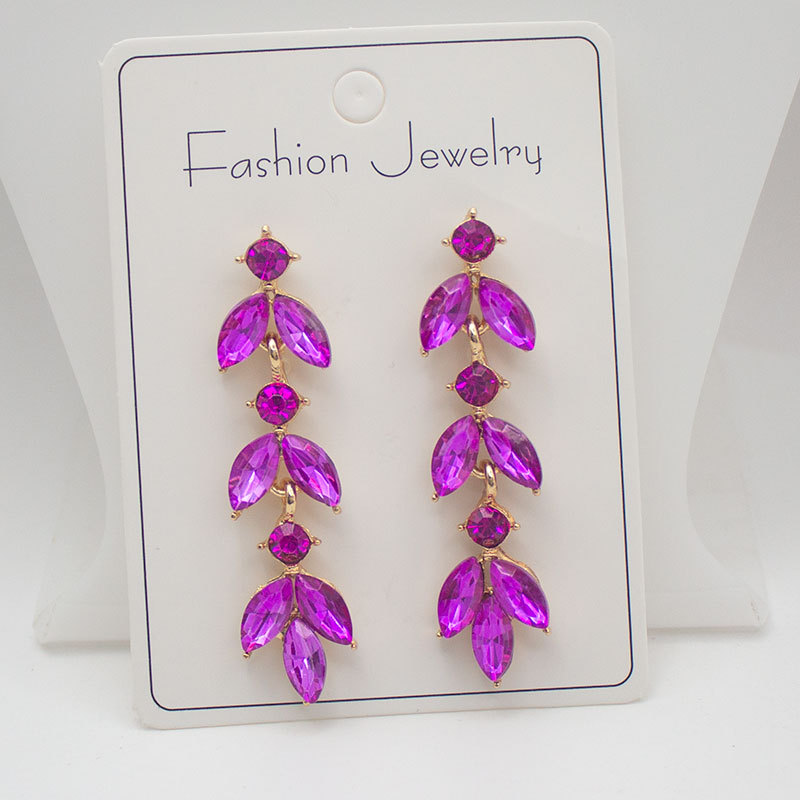 glass crystal earings