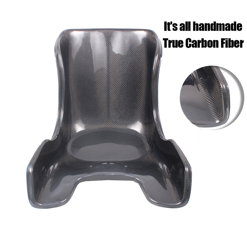 Car modification drift racing chair adult children real carbon fiber carbon pattern kart seat accessories