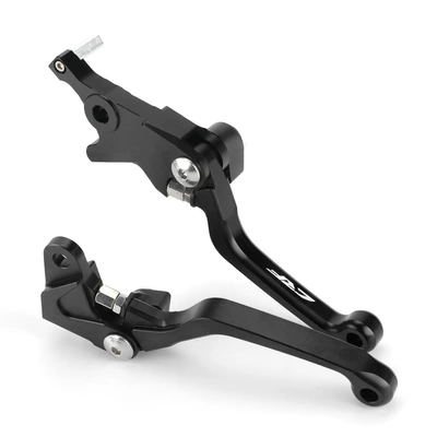 Suitable for Honda off-road vehicle CRF250L brake clutch handle CRF250 pull version bent horn brake handle (Armrest, handle, handle) - 31453101-3-crf-black