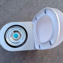 不锈钢旱厕坐便器人防旱厕马桶战时干式集便器304免水冲移动厕所