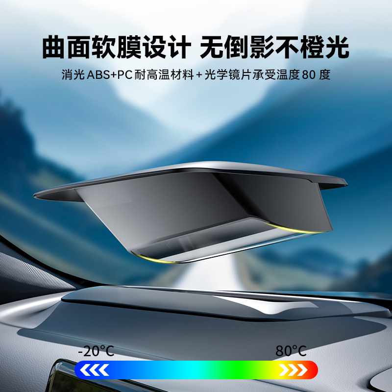 24-25 Ideal L6 ヘッドアップディスプレイ保護カバー、ダッシュボード HUD 保護カバー、インテリア装飾アップグレードに適しています。|undefined