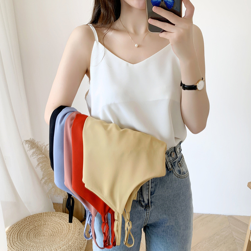 Real Camisole Women's 2025 Loose Base Shirt Sleeveless Short Top for Outer Wear