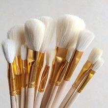 Soft Wool Craft Brushes Pen Set Paint Brush for Pottery跨境