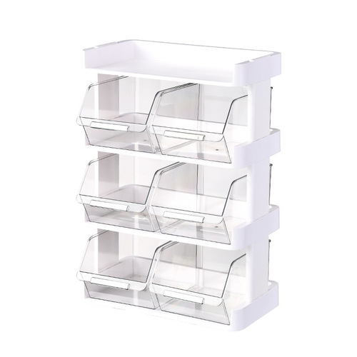 Tea bag storage box desktop tea set tea storage box office tea room coffee capsule storage display rack