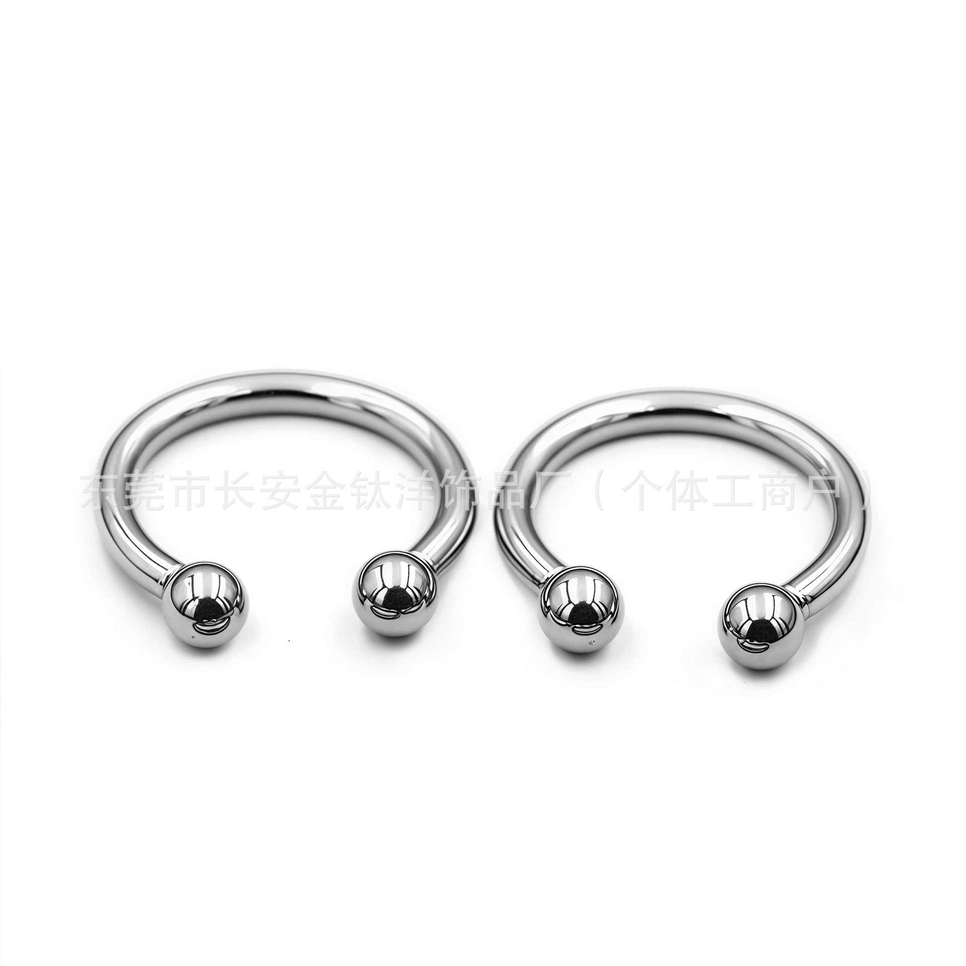 Labret piercing jewelry detail image