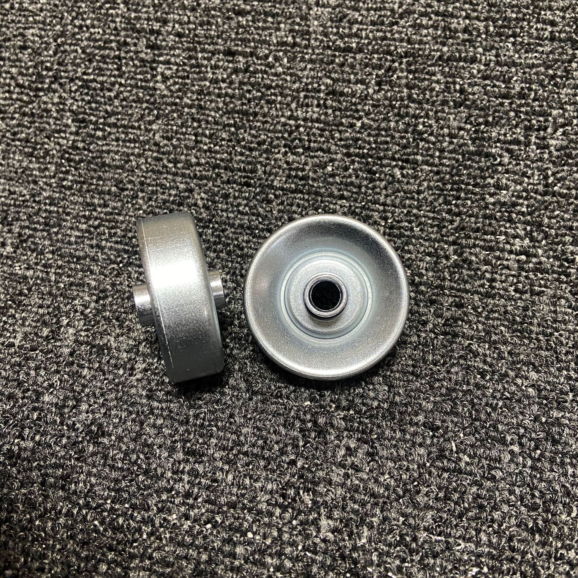 48厘镀锌福来轮 流水线冲压铁质来福轮 输送线镀锌莱福轮