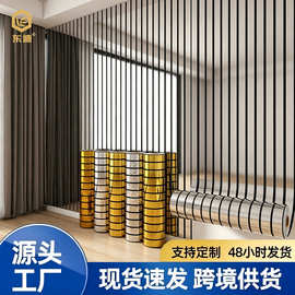 自粘墙贴金属格栅3D网格壁纸即撕即贴PVC贴纸反光镜面纹理背景墙