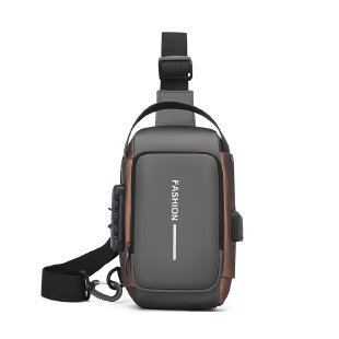 ウエストバッグ男性用ランニング高級感胸バッグファッションブランドの新型ショルダーバッグ通勤ビジネス男性用斜めタイプバッグ韓国系|undefined