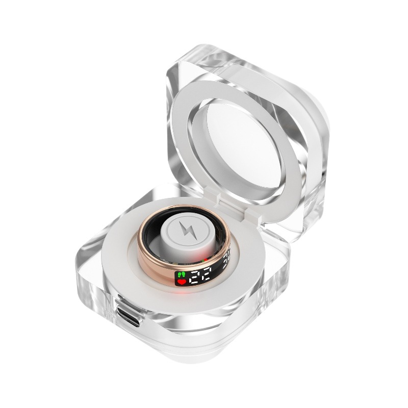 Anillo inteligente cargador mini cristal magnetic cargador fábrica de venta directa general batería interna fuente de alimentación de gran capacidad