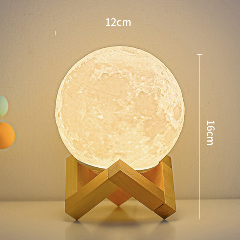 磁悬浮3D月球灯月亮灯创意小夜灯梦幻星球星空灯睡眠卧室床头台灯|undefined