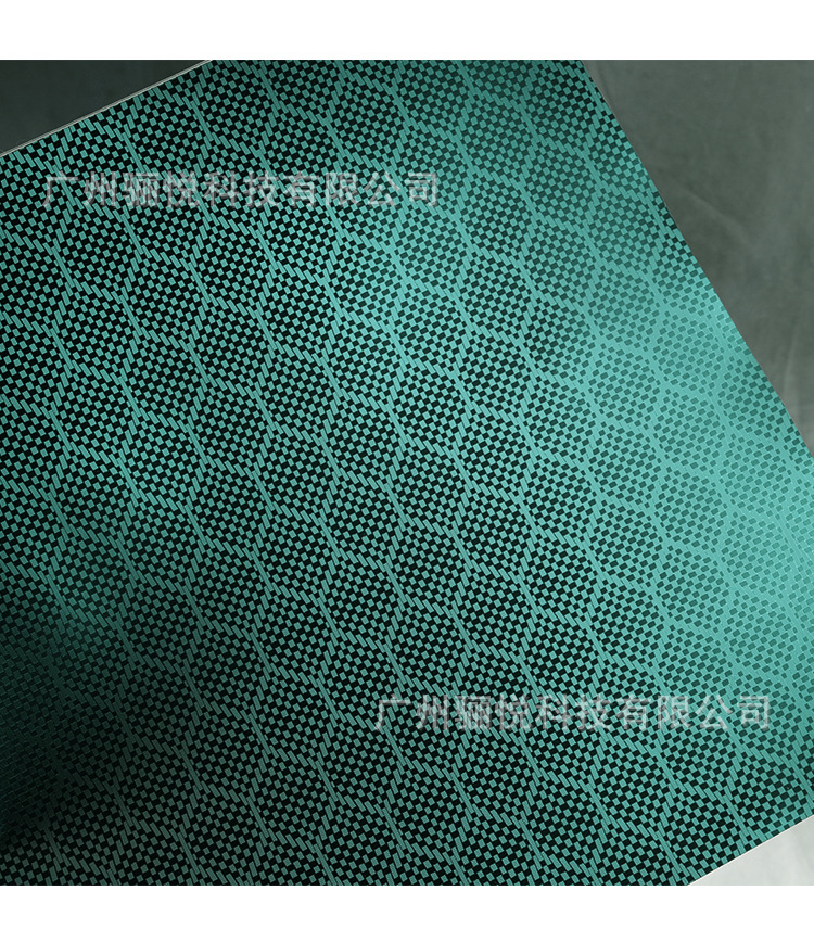 Car interior center pillar film PET diamond carbon fiber honeycomb color change film motorcycle sticker body film