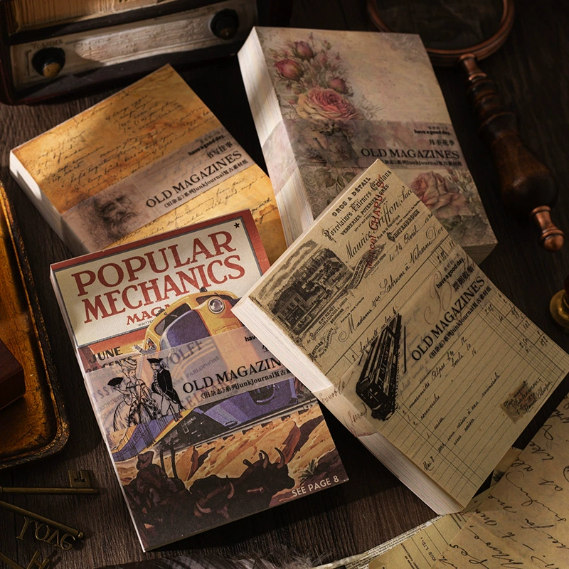 Старая серия журналов Красивый день винтажный материал бумага JunkJourna ручной счет материал декоративная бумага L4