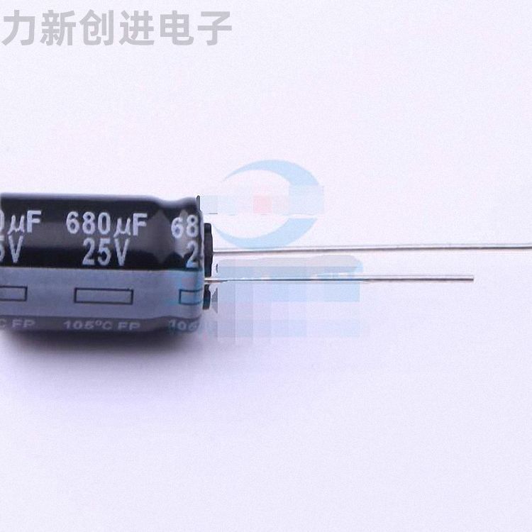 EEUFP1E681描述680uF 25V电解电容器