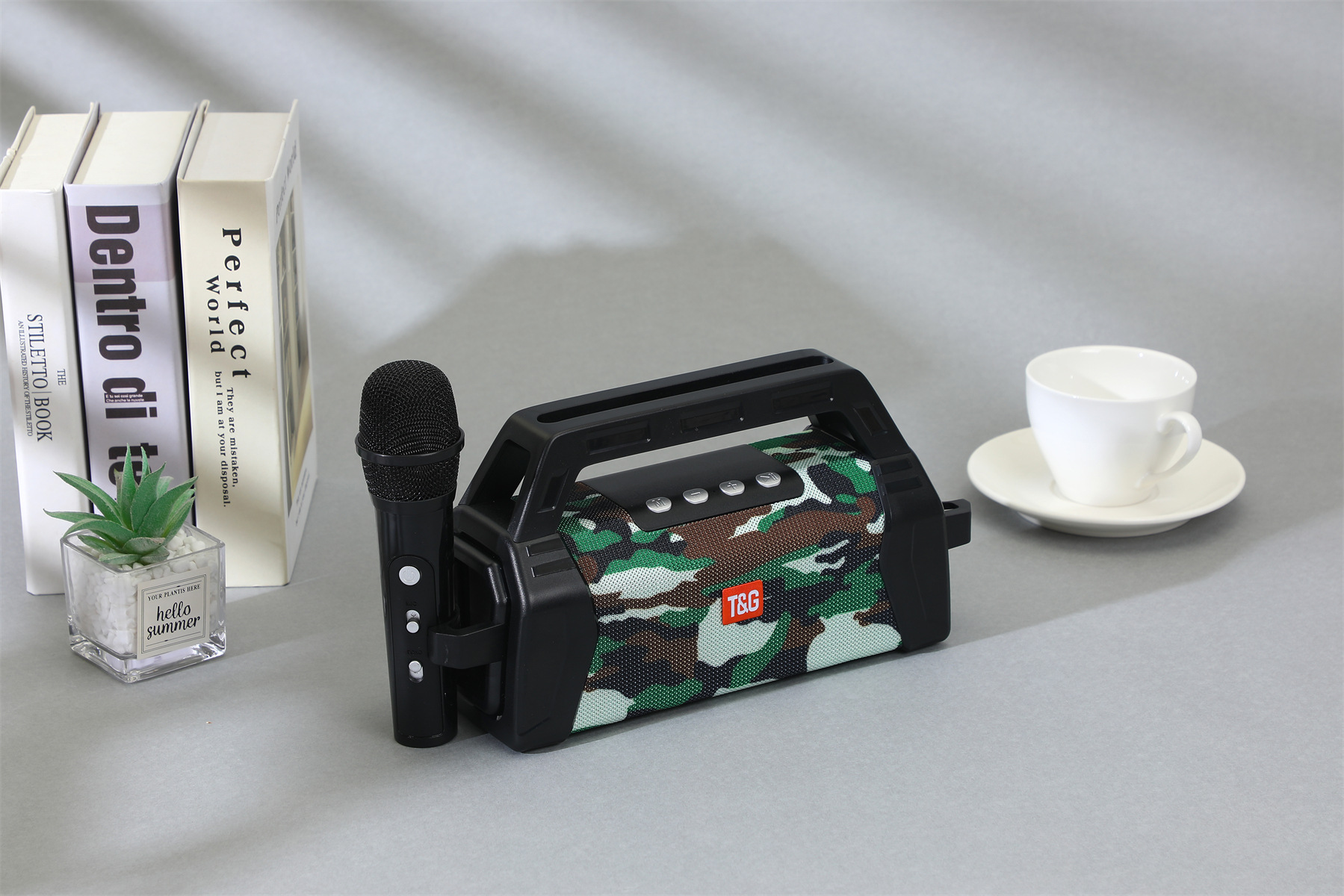 TG538 entretenimiento familiar K canción altavoz Bluetooth portátil de alta calidad radio inalámbrica USB conexión de tarjeta T