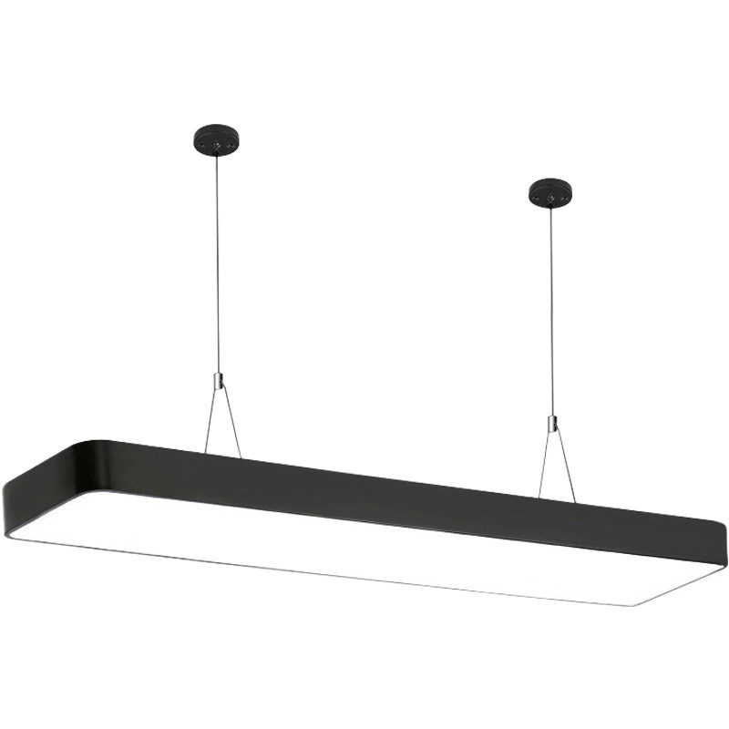 Светодиодная лента лампа офис подвесной светильник алюминиевый квадратный проход специальная лампа коммерческий офис лампа полоса лампа линия лампа решетка лампа