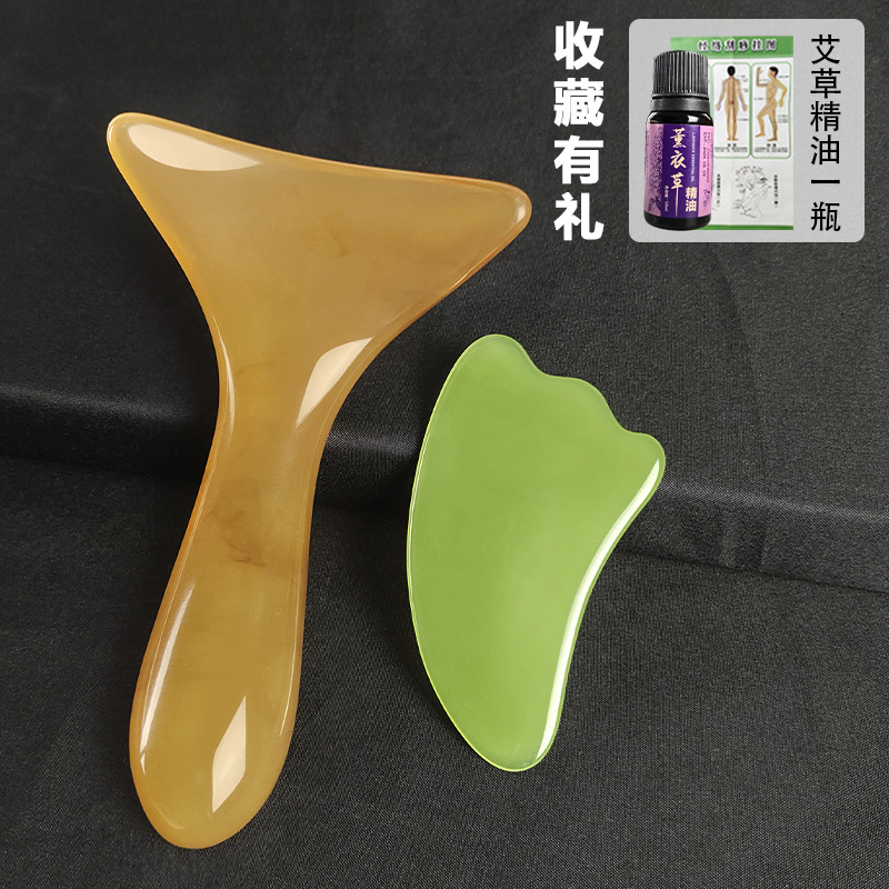 Barras de raspado facial, barras de raspado facial, salón de belleza, masaje facial, agujeros de elevación, barras de acupuntura, raspado facial para mujeres, uso general para todo el cuerpo