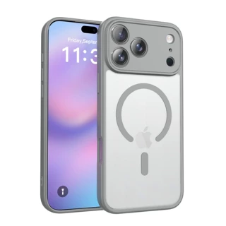 适用苹果17磁吸手机壳iPhone16ProMax肤感透明15磨砂防摔14保护套