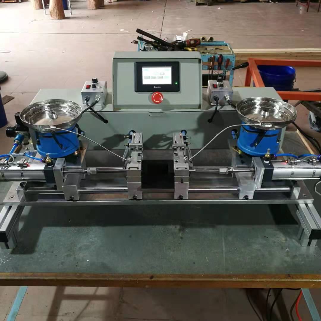 自动打钉机 塑胶盒粉饼盒气垫盒组装销钉机 打销钉机械可单边打