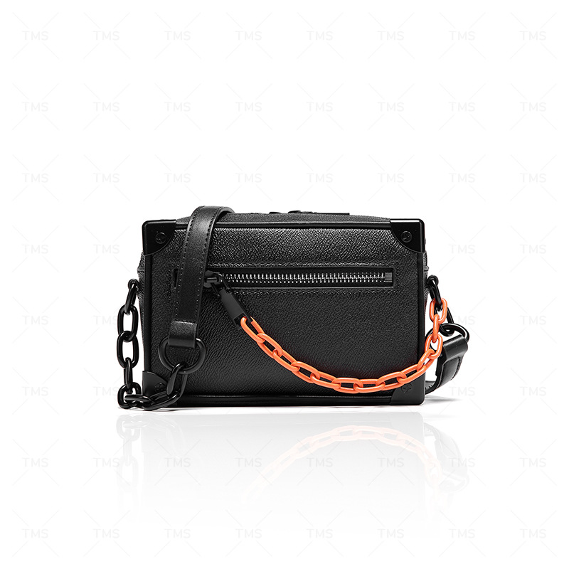 Niche Design Box Bag for Men 2023 New Trendy Brand Small Shoulder Bag Imitation Leather Small Square Bag Single Shoulder Crossbody Bag for Women