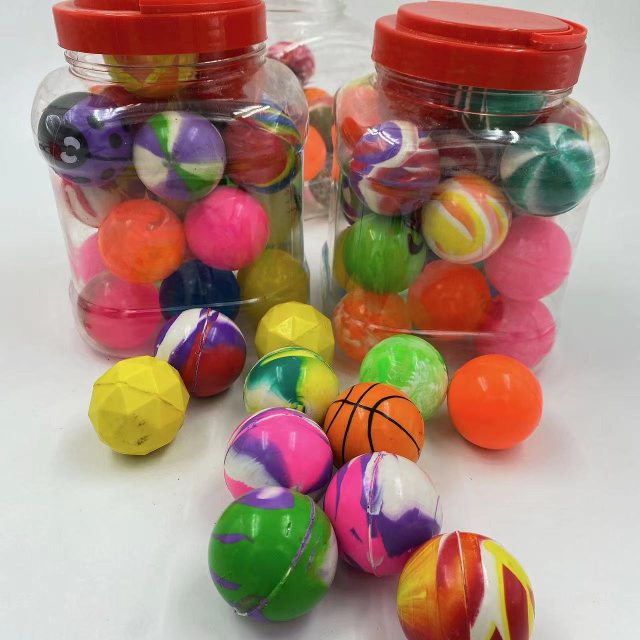 Pelota de rebote de goma Bola de salto sólido espalda Paddle relleno de juguetes para mascotas para niños máquina de giro al por menor especial