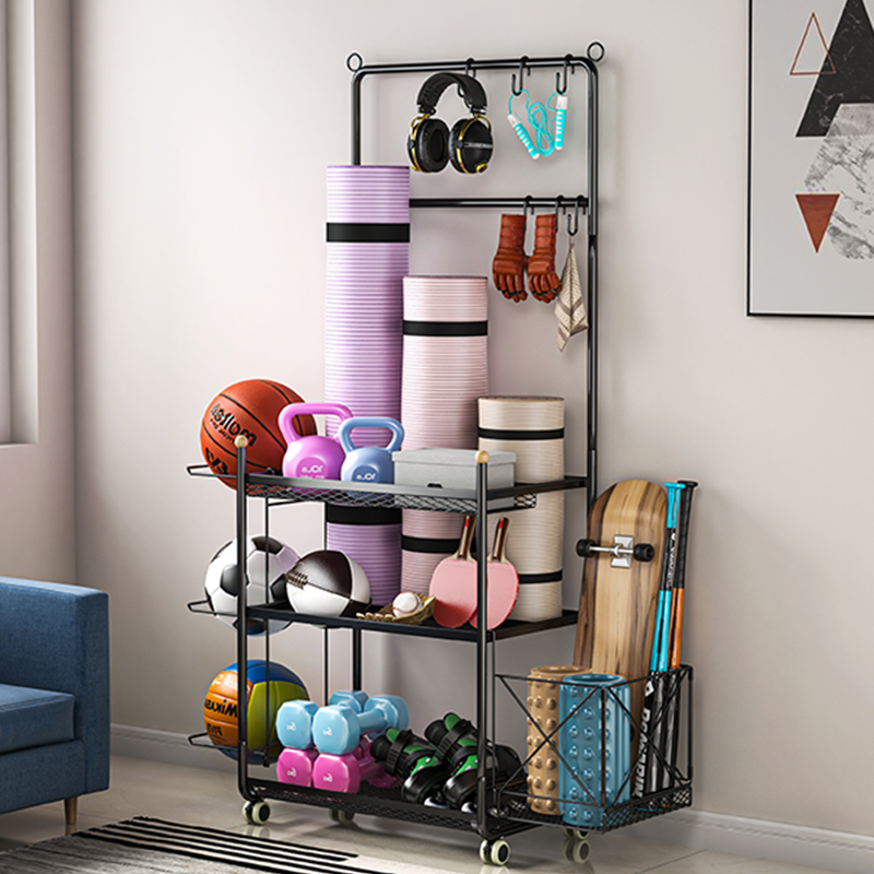 Yoga Mat Storage Rack Foam Shaft Home Fitness Multifunctiona..