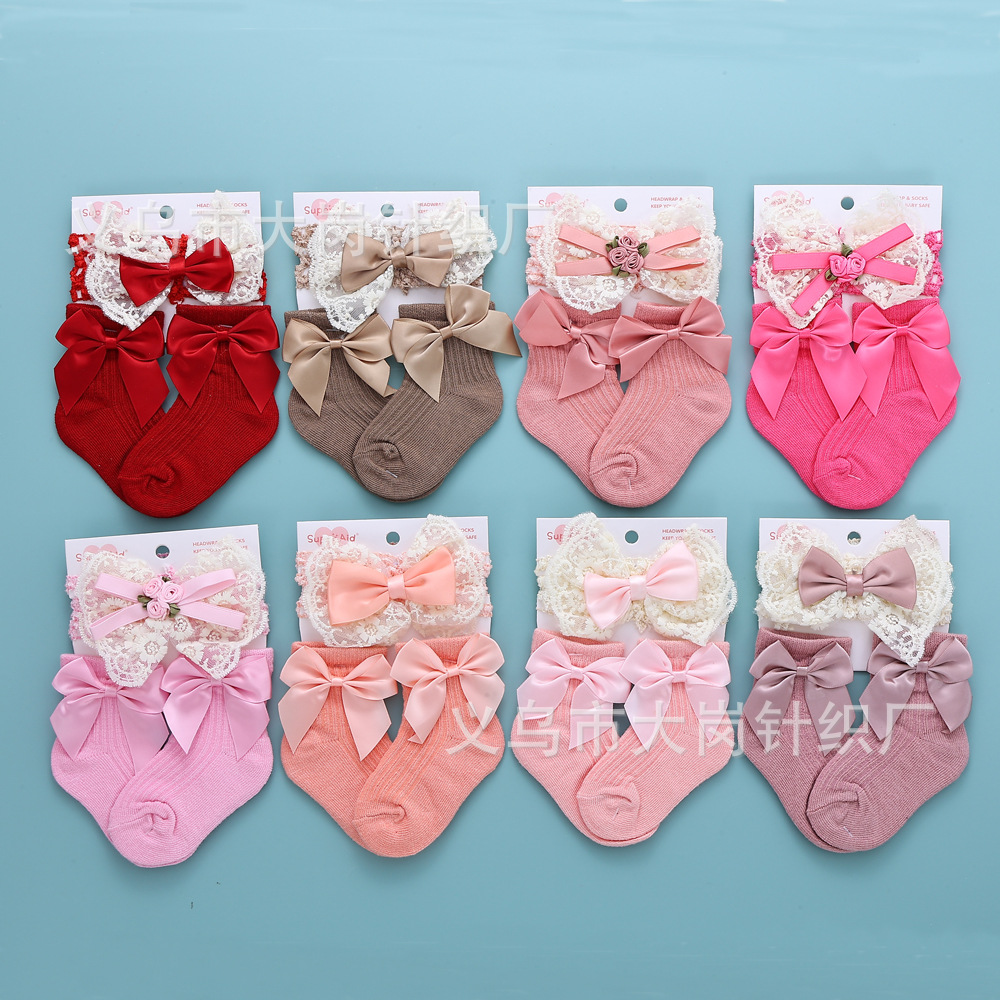 children's socks with bow