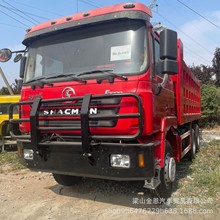 陕汽德龙F3000-6X4自卸车工程车出口二手库存翻新前四后八翻斗货
