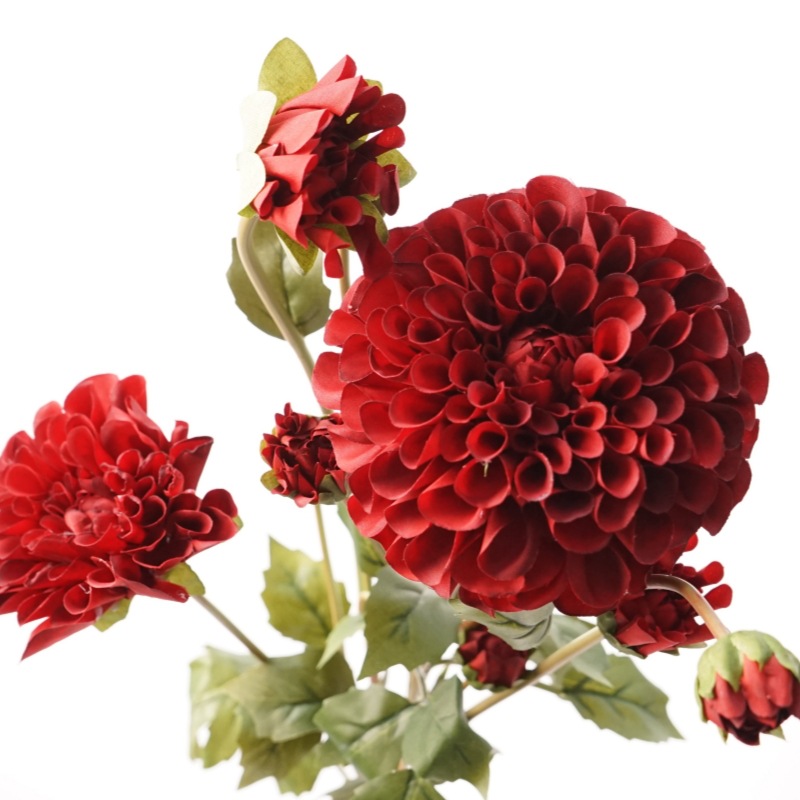 婚庆花婚礼堂路引3枝扎珊瑚大丽花 吊顶插花拱门装饰地排花摆件