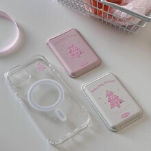 韩国ins小众适用iPhone16ProMax苹果15圣诞树磁吸手机壳15卡包14