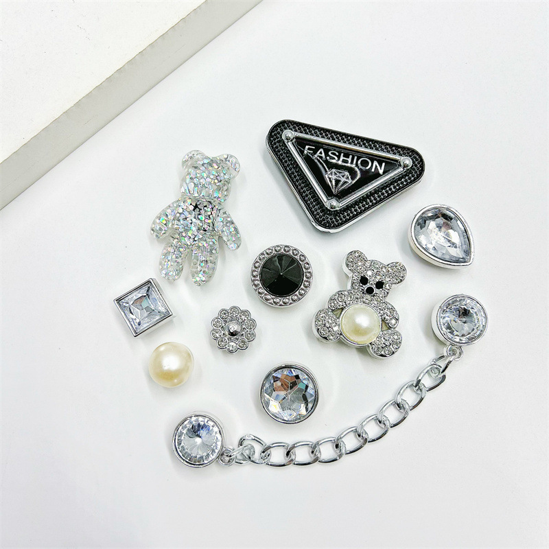クロスボーダー 2025 下駄靴花装飾アクセサリー PVC ソフトプラスチック DIY 靴バックル卸売工場直接供給|undefined