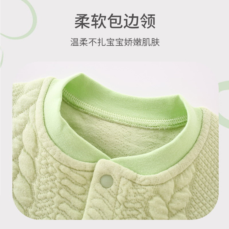 [Capa de aire] mono de bebé a ropa de bebé recién nacido deshuesada de algodón de primavera y otoño