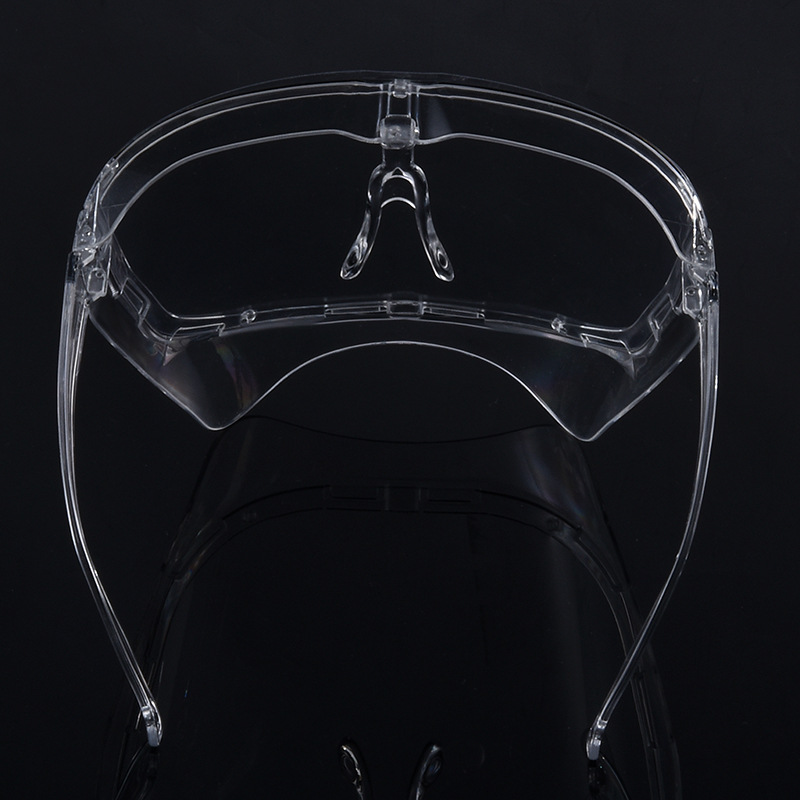 FUENTE fabricante de pantalla facial prevención epidémica máscara de aislamiento transparente aceite de cocina máscara a prueba de salpicaduras saliva máscara protectora a prueba de salpicaduras
