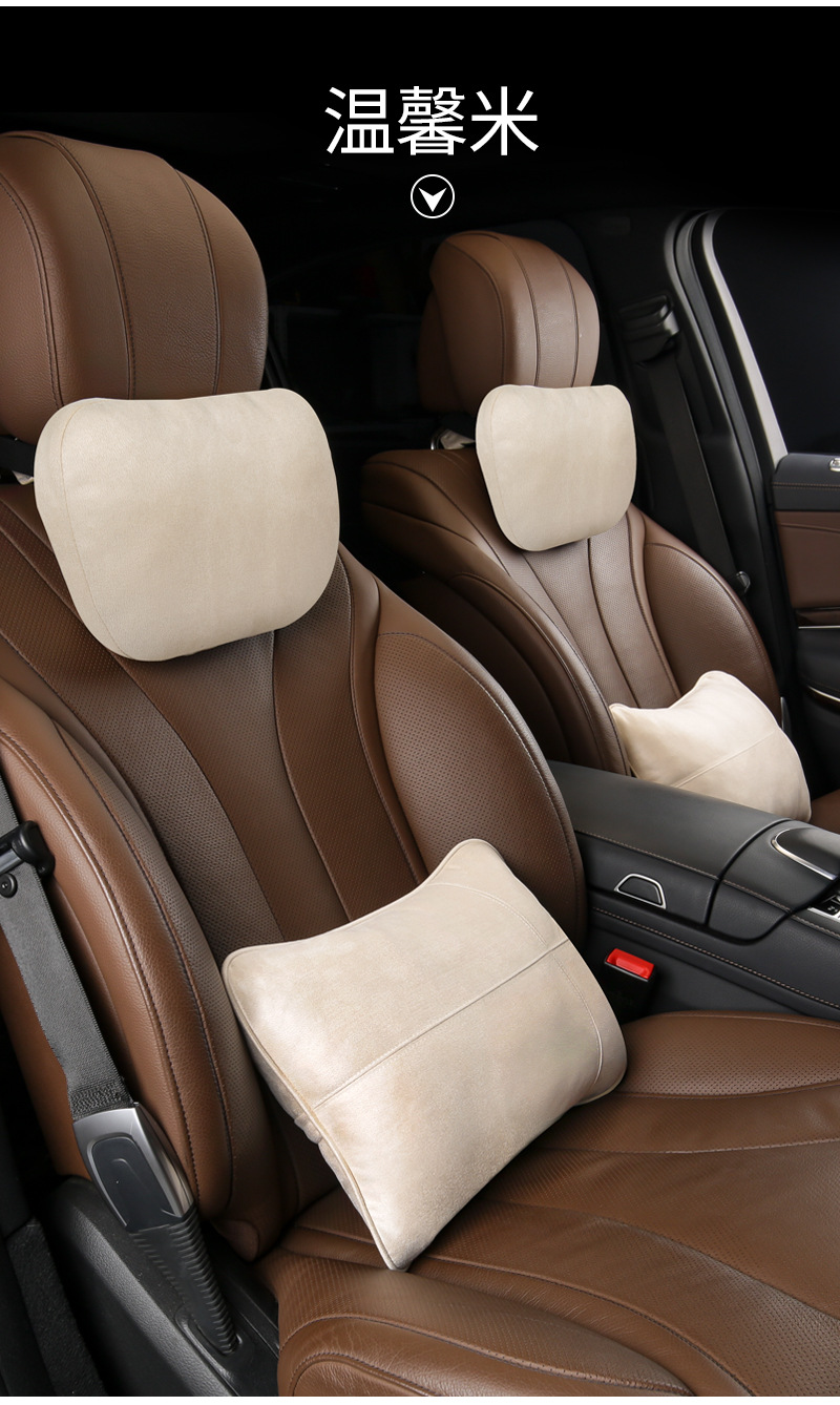 Car Headrest Lumbar Cushion Memory Foam Car Cushion Lumbar Back Cushion Lumbar Pillow Back Cushion Car Neck Pillow Cushion