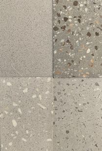 Sheng Kai Quan 800 × 800 gray terrazzo is used for prefabrication in advance in home decoration shopping malls that is wear-resistant and non-slip.