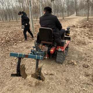 水旱两用履带旋耕机 自走式开沟起隆播种机 山地丘陵地履带耕整机