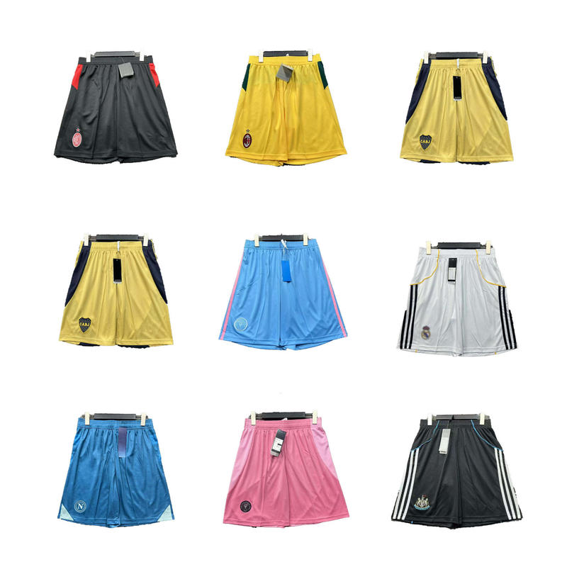 2526 New Season Real Madrid Barcelona Miami Football Pants Sports Shorts Home Casual Loose Casual