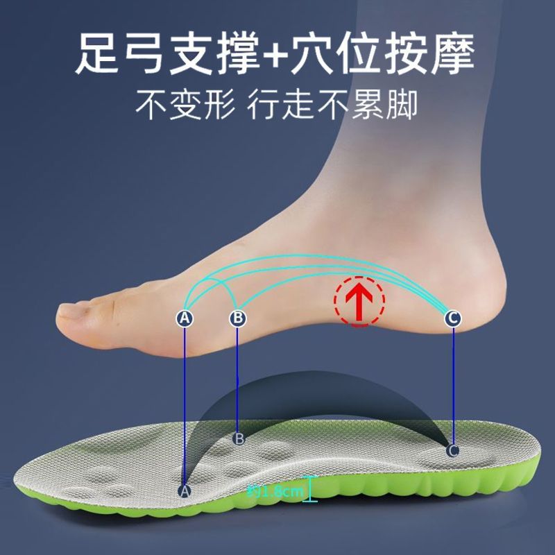 La plantilla de entrenamiento militar se siente súper suave, anti-dolor, cómodo, de pie durante mucho tiempo, sin cansarse, hombres y mujeres hacen ejercicio para reducir el sudor, desodorante y transpirable