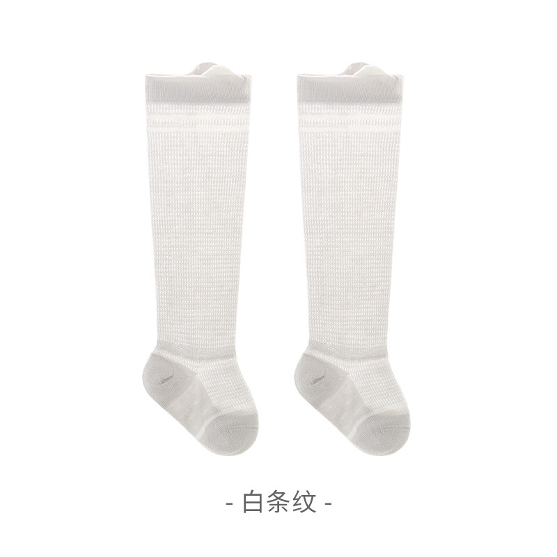 Calcetines para bebés Calcetines altos anti-mosquitos ultrafinos de verano Calcetines largos para bebés recién nacidos